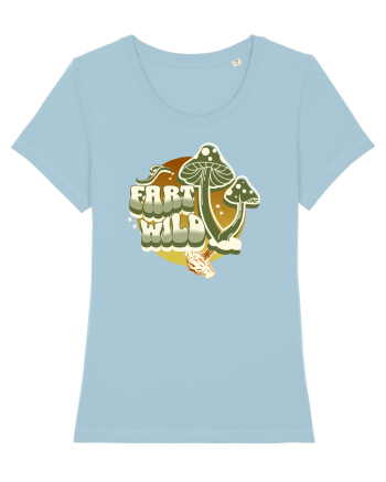 I Fart Wild Mushrooms Sky Blue