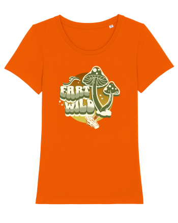 I Fart Wild Mushrooms Bright Orange
