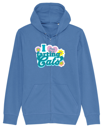 I Love Farting Cats Bright Blue