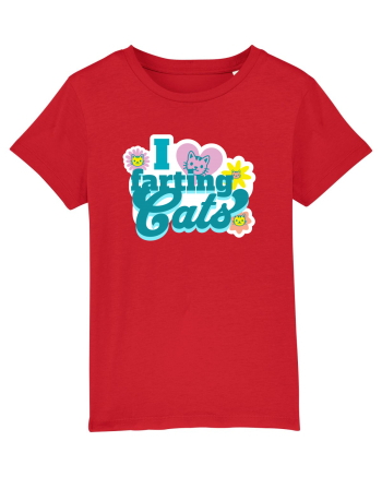 I Love Farting Cats Red
