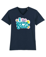 I Love Farting Cats Tricou mânecă scurtă guler V Bărbat Presenter