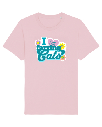 I Love Farting Cats Cotton Pink