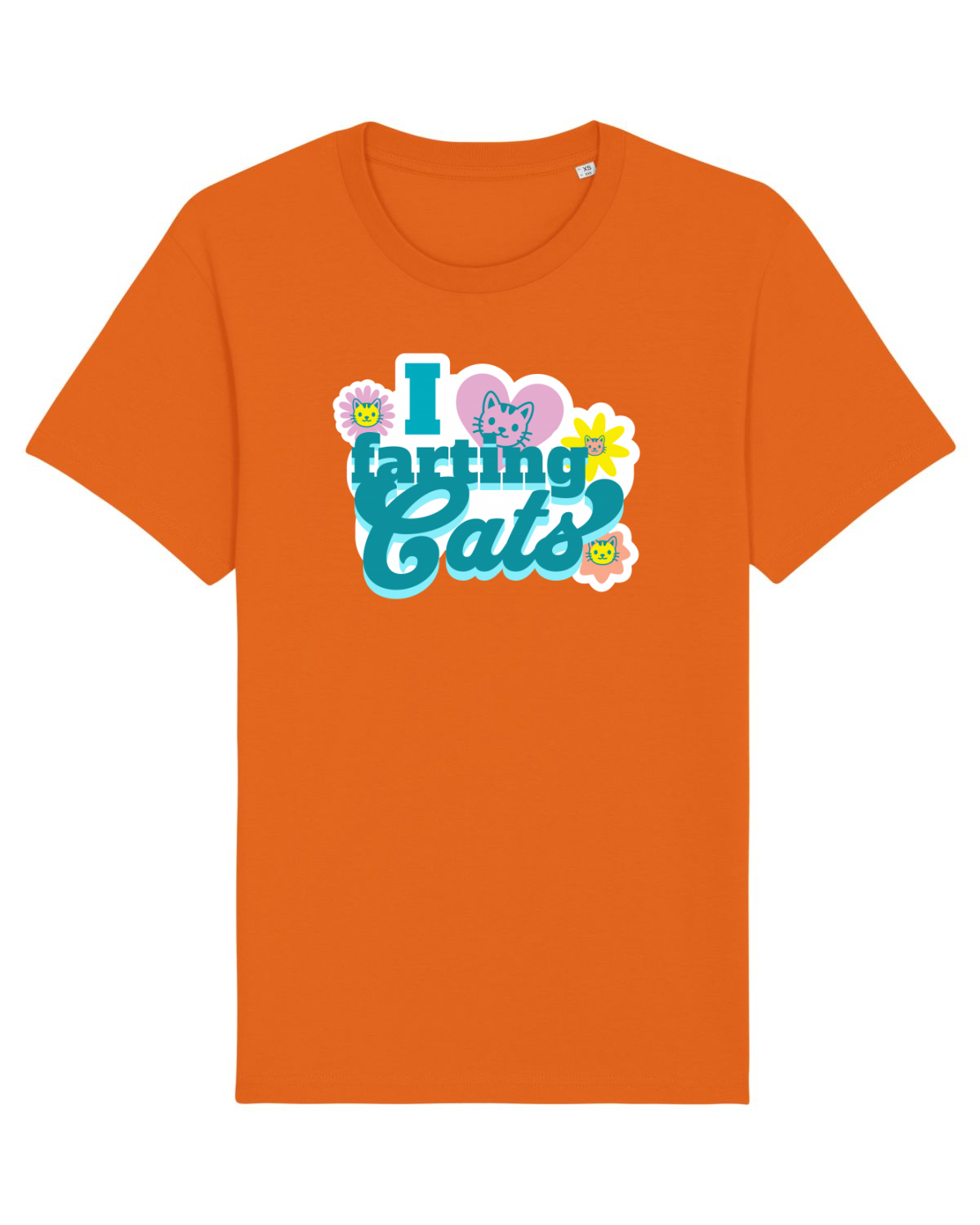Tricou mânecă scurtă Unisex Rocker Bright Orange