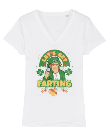 Let's Get Farting - St. Patrick's Day White