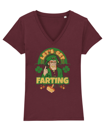 Let's Get Farting - St. Patrick's Day Burgundy