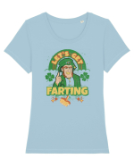 Let's Get Farting - St. Patrick's Day Tricou mânecă scurtă guler larg fitted Damă Expresser
