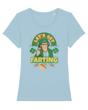 Let's Get Farting - St. Patrick's Day Sky Blue