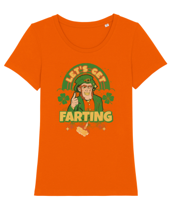 Let's Get Farting - St. Patrick's Day Bright Orange