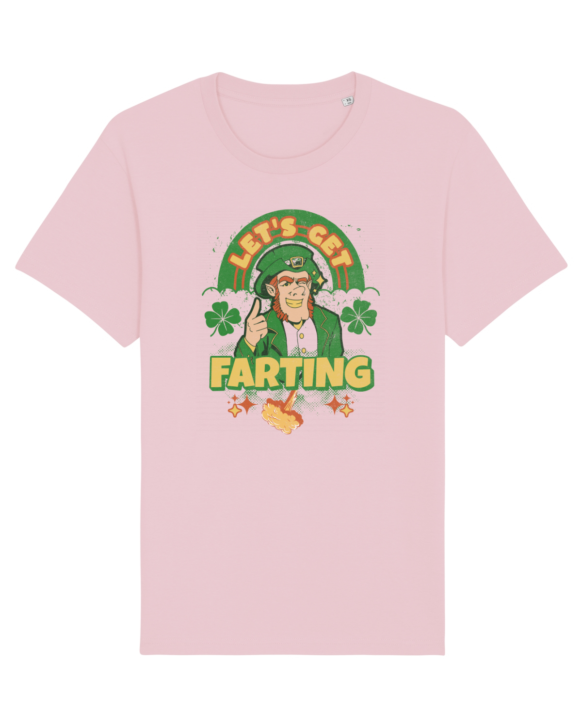 Tricou mânecă scurtă Unisex Rocker Cotton Pink