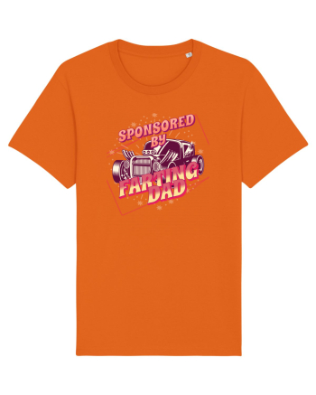 Sponsored By Farting Dad Bright Orange