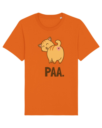 Pisica Rautacioasa cu Citat Bright Orange