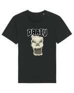 Skull head party text Tricou mânecă scurtă Unisex Rocker