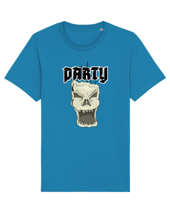 Skull head party text Azur