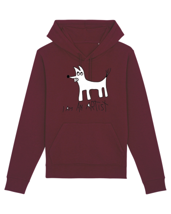 I am an artist Burgundy