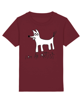 I am an artist Burgundy
