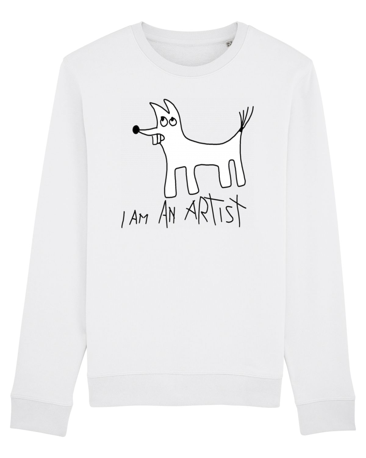 Bluză mânecă lungă Unisex Rise White