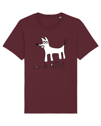 I am an artist Burgundy