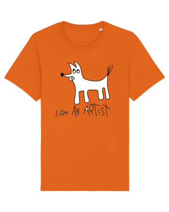 I am an artist Bright Orange