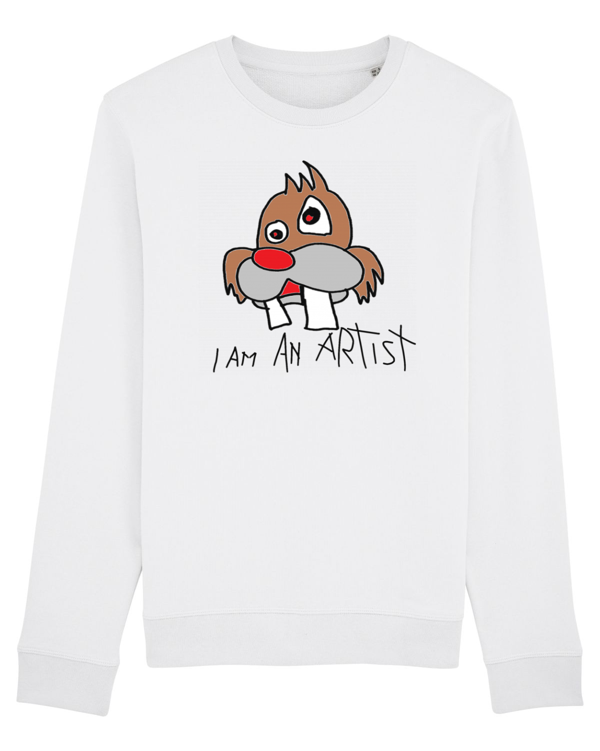 Bluză mânecă lungă Unisex Rise White