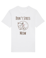 Pisica cu citat, Meow Tricou mânecă scurtă Unisex Rocker