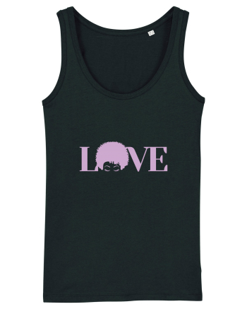 LOVE / pink Black