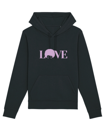 LOVE / pink Black