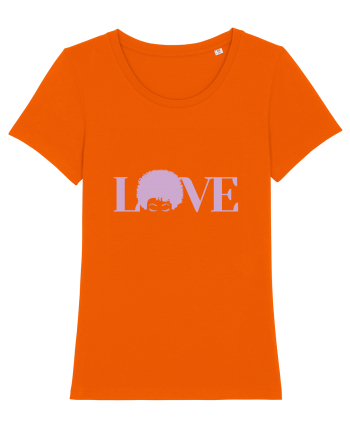 LOVE / pink Bright Orange