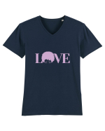 LOVE / pink Tricou mânecă scurtă guler V Bărbat Presenter
