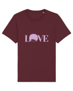 LOVE / pink Tricou mânecă scurtă Unisex Rocker