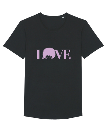 LOVE / pink Black