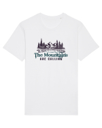 The Mountains are calling. Tricou mânecă scurtă Unisex Rocker