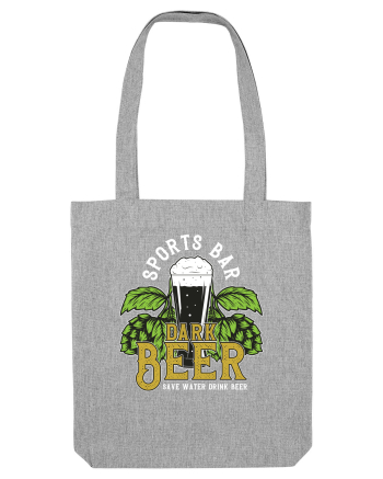 Save Water Drink Beer Heather Grey
