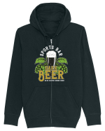 Save Water Drink Beer Hanorac cu fermoar Unisex Connector