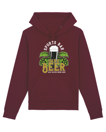 Save Water Drink Beer Burgundy