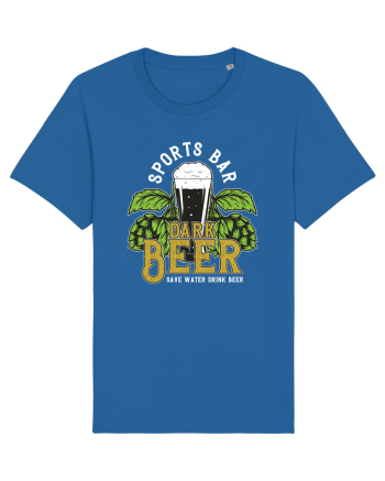 Save Water Drink Beer Royal Blue
