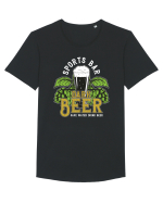 Save Water Drink Beer Tricou mânecă scurtă guler larg Bărbat Skater