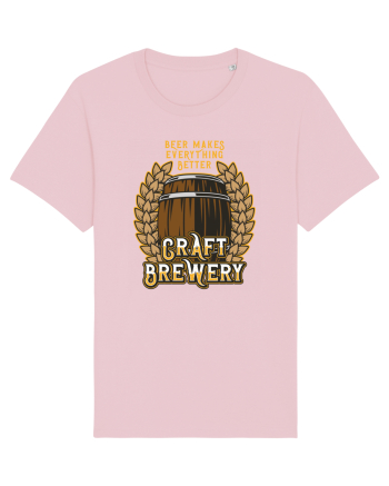 Beer Makes Everything Better Cotton Pink