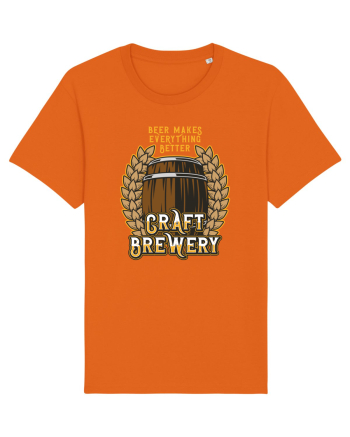 Beer Makes Everything Better Bright Orange