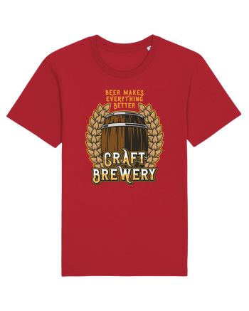 Beer Makes Everything Better Red
