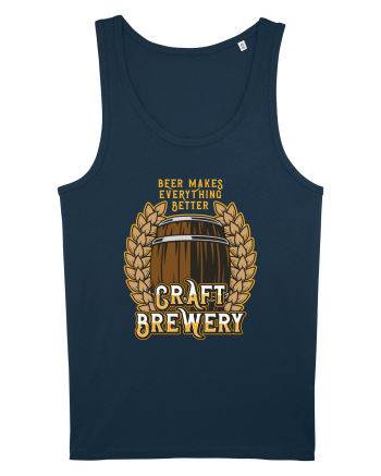 Beer Makes Everything Better Navy