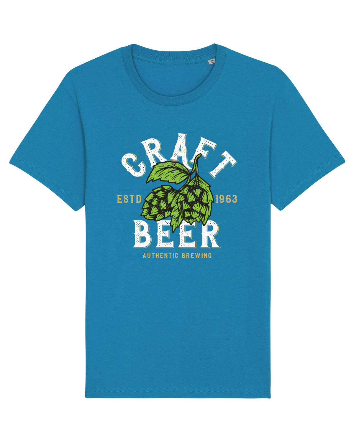Tricou mânecă scurtă Unisex Rocker Azur