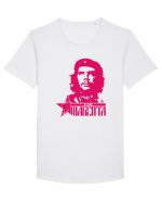 viva magenta Tricou mânecă scurtă guler larg Bărbat Skater