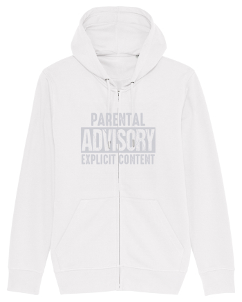 Parental Advisory Explicit Content White