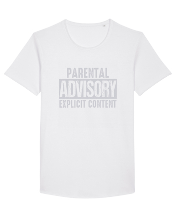 Parental Advisory Explicit Content White
