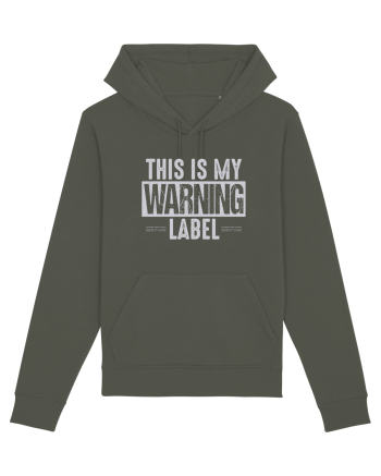 This Is My Warning Label Khaki