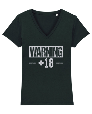 Warning +18 Black