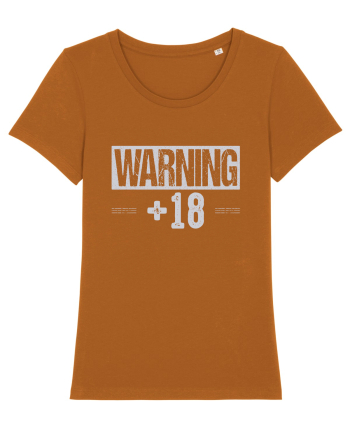 Warning +18 Roasted Orange
