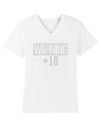 Warning +18 White