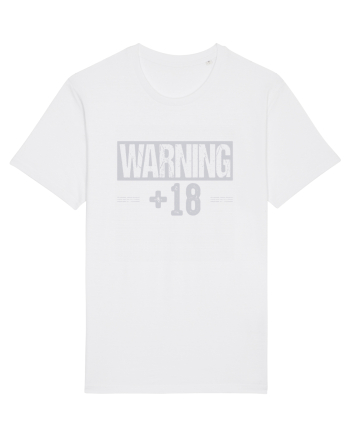 Warning +18 White