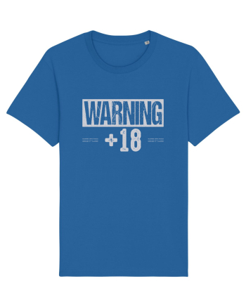 Warning +18 Royal Blue